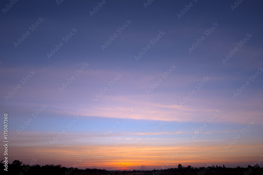 sunset sky background