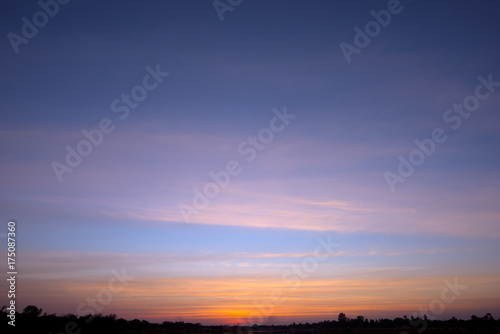 Fototapeta Naklejka Na Ścianę i Meble -  sunset sky background