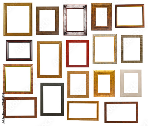 Obraz na płótnie Picture frame collection w salonie