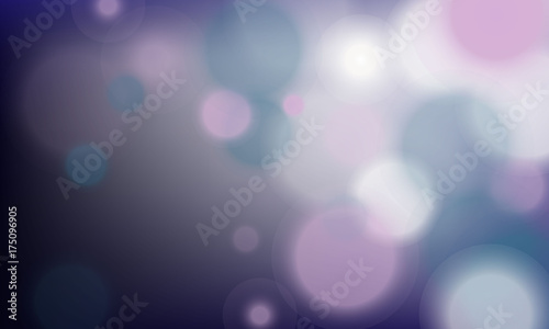 vector background with blurry circles