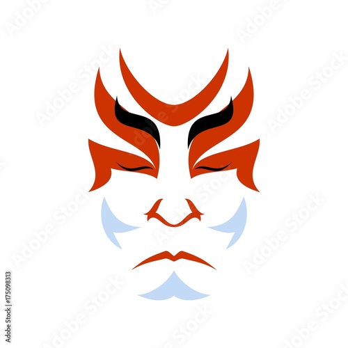 Japanese drama Kabuki face
