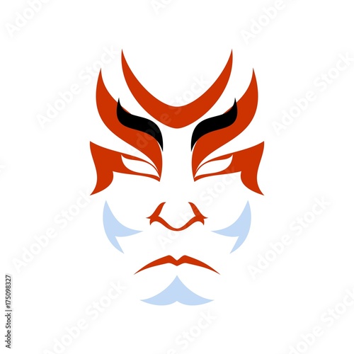 Japanese drama Kabuki face