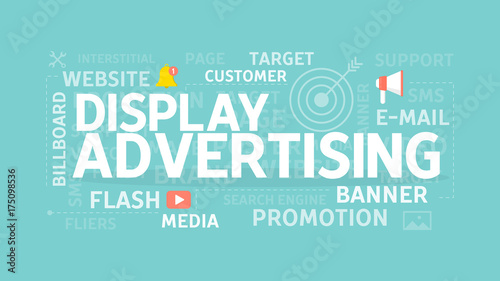 Display advertising concept.