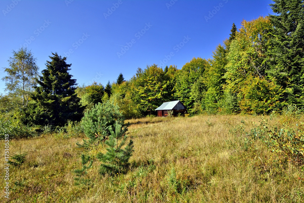 autumn landscapes of Gorce mountains, Poland autumn landscapes of Gorce mountains, Poland