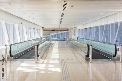 Interior metro station in Dubai UAE