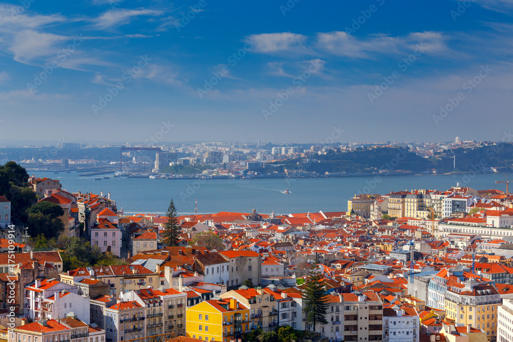 Lisbon. Aerial view of the city.