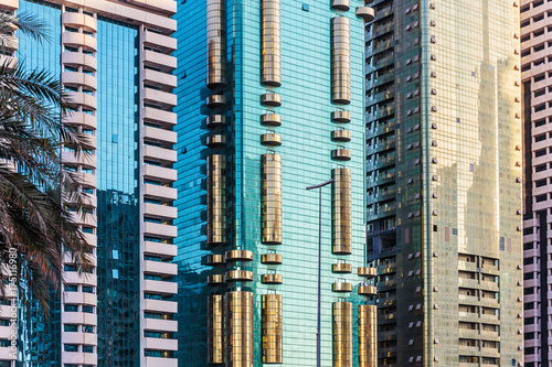 Modern buildings. Dubai
