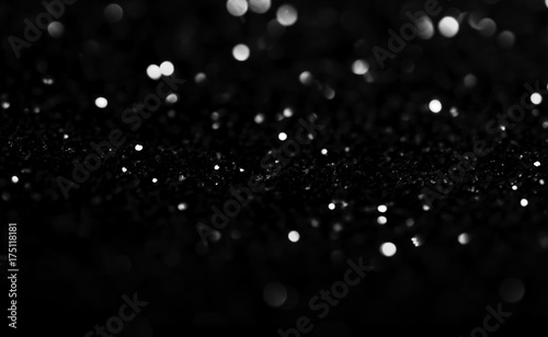 black and white glitter texture christmas abstract
