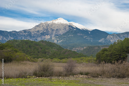 Mount Tahtali (Olympos) in the province of Antalya, Turkey.