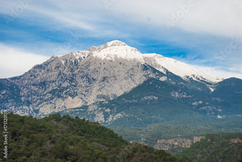 Mount Tahtali (Olympos) in the province of Antalya, Turkey.