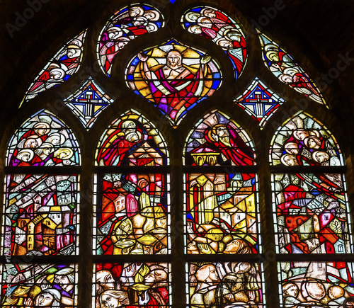 Jesus Christ Stained Glass New Cathedral Nieuwe Kerk Delft Netherlands