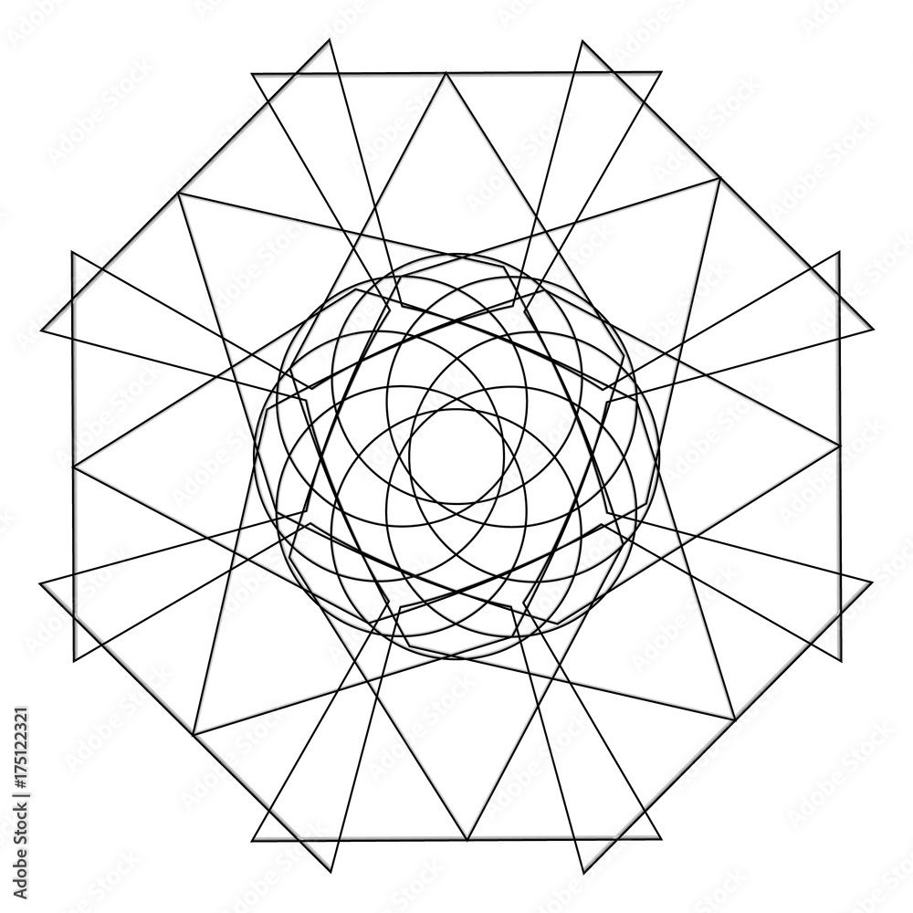 Fototapeta premium Festive geometric pattern for gifts and holidays