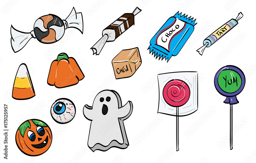 How To Draw Halloween Candy