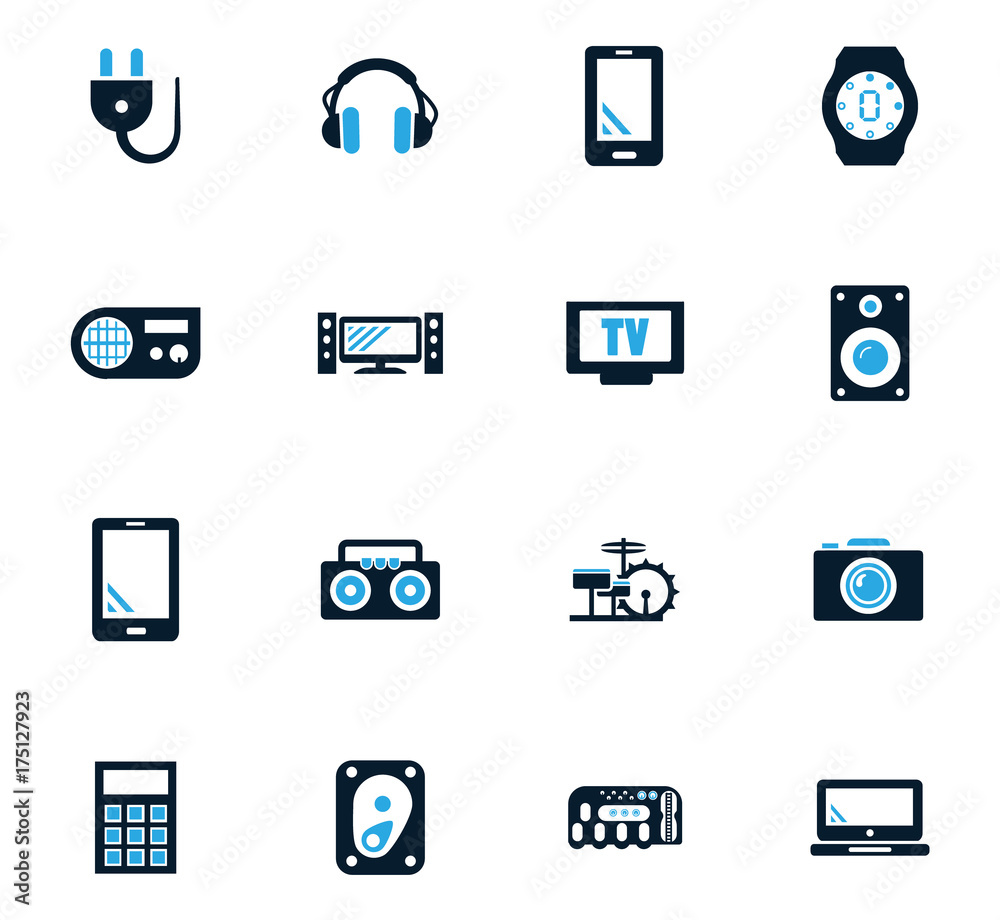 Devices icons set Devices icons set