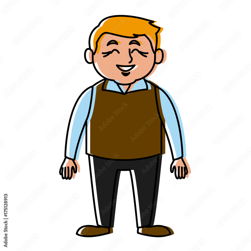 Cute grandfather cartoon icon vector illustration graphic design Cute grandfather cartoon icon vector illustration graphic design