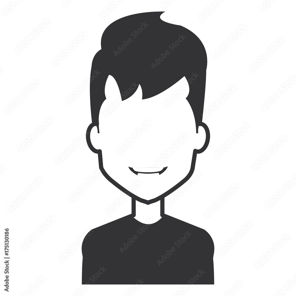 young man avatar character young man avatar character