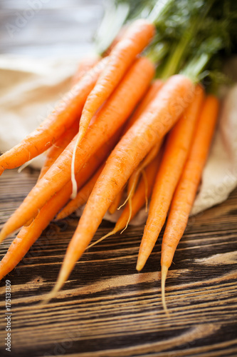 Fresh organic carrot