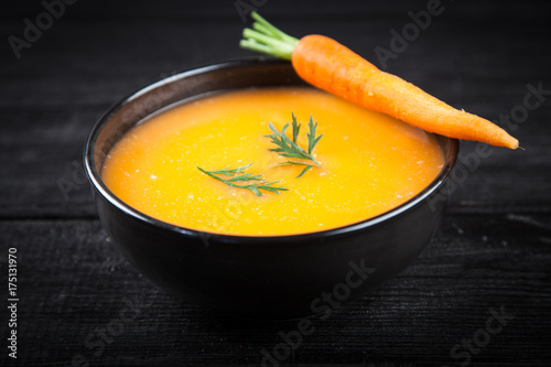 Carrot cream soup