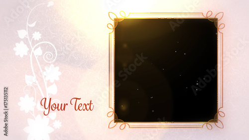Textured and Floral Frame Overlay 2