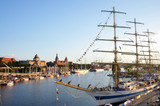 Szczecin - widok na Łasztownię i Wały Chrobrego podczas The Tall Ships Races 