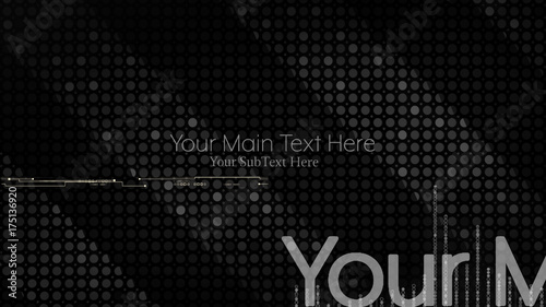 Grayscale and Orange Textured Overlay