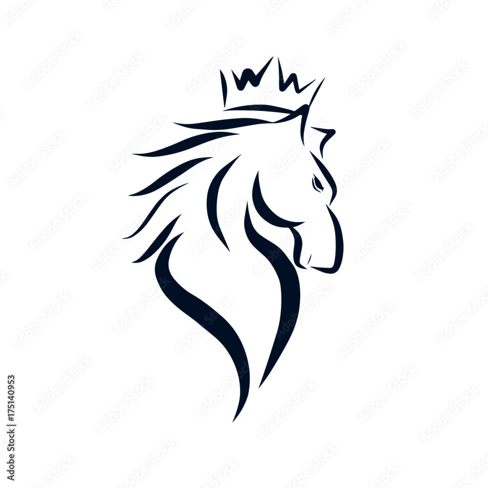Fototapeta premium wolf logo