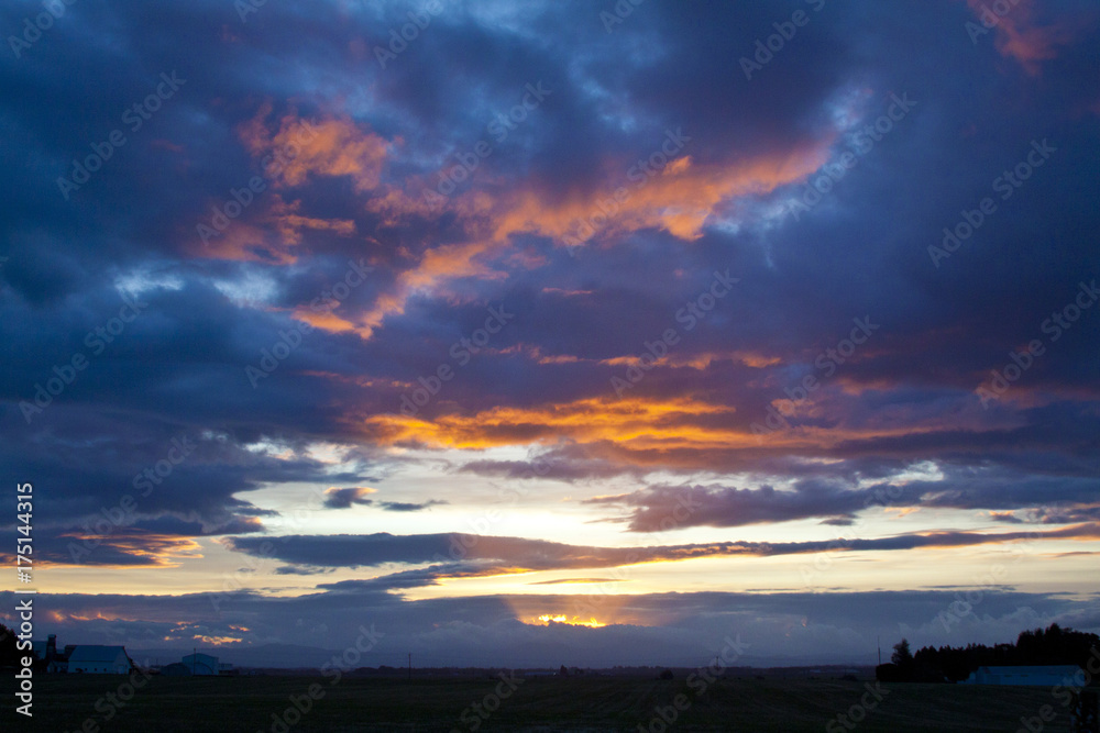 Sunset in Oregon 