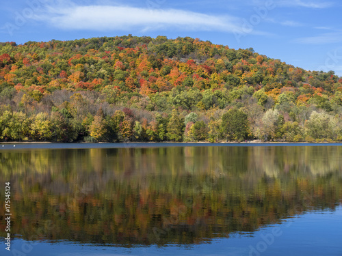 Scarlet Oak Pond - Ramapo Valley County Reservation in the Fall - Mahwah