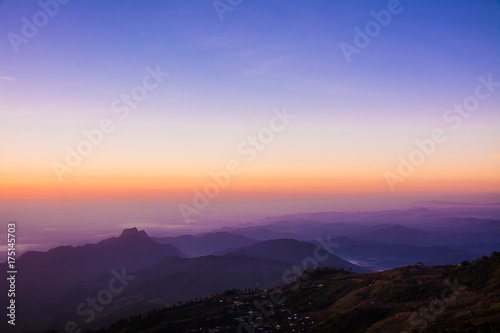 Layers of mountain