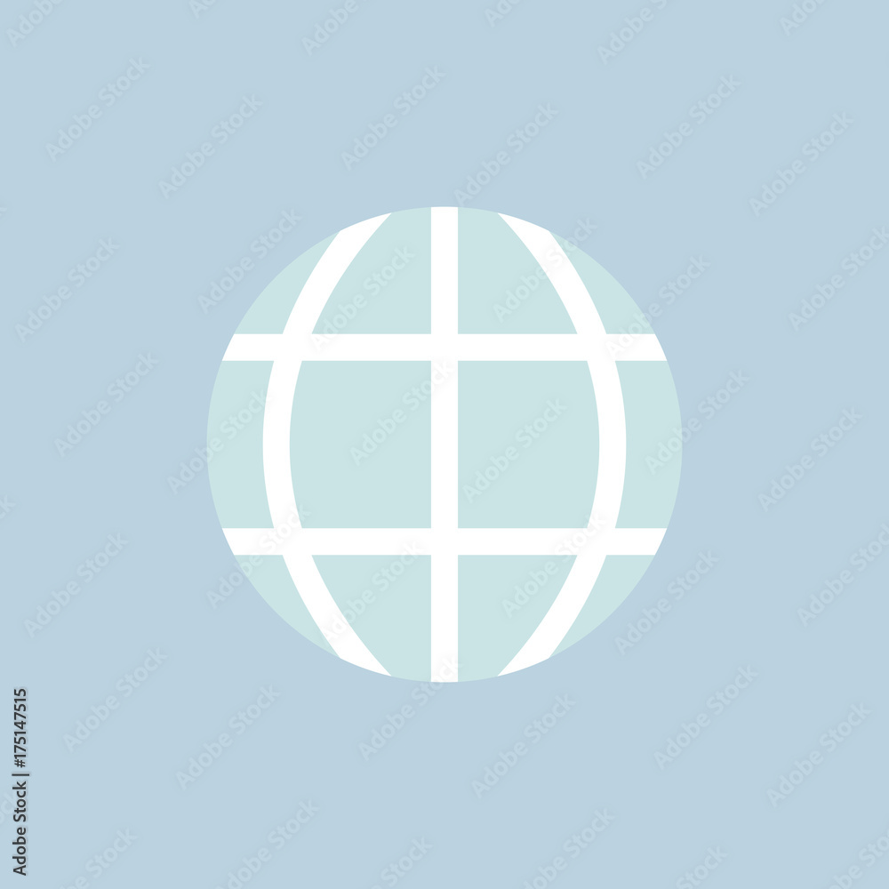 Vector of global icon