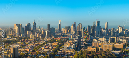 Melbourne Skyline Sunrise