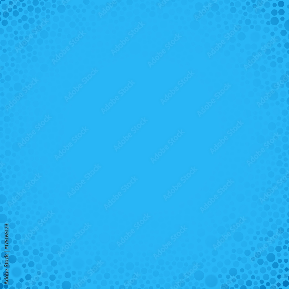 Blue Bubbles Circles on Blue Background Blue Bubbles Circles on Blue Background