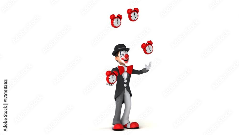 Fun clown - 3D Animation Fun clown - 3D Animation