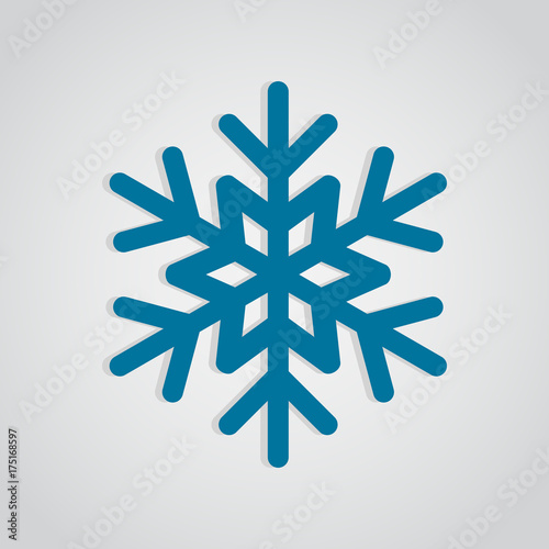 Snowflake. Winter Holidays. December