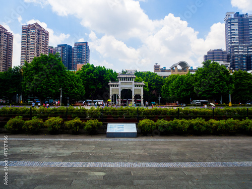 Photography chen-jia-ci, ancestral hall of Chen clan academy, CIRCA August 2017, Guangzhou,
