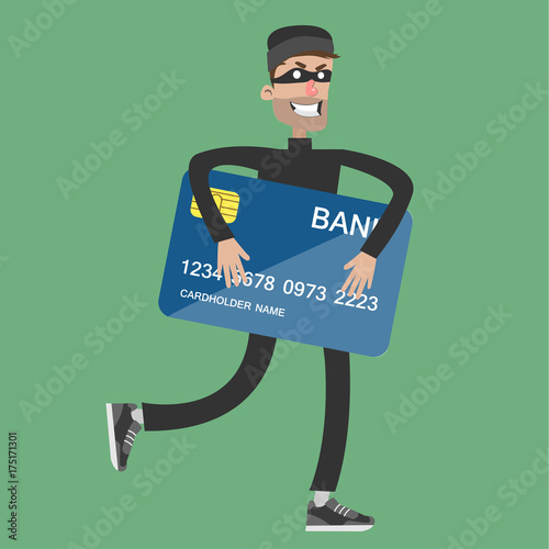 Stealing bank card.