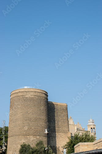 The Maiden's Tower. Baku, Azerbaijan - September 20, 2017. 