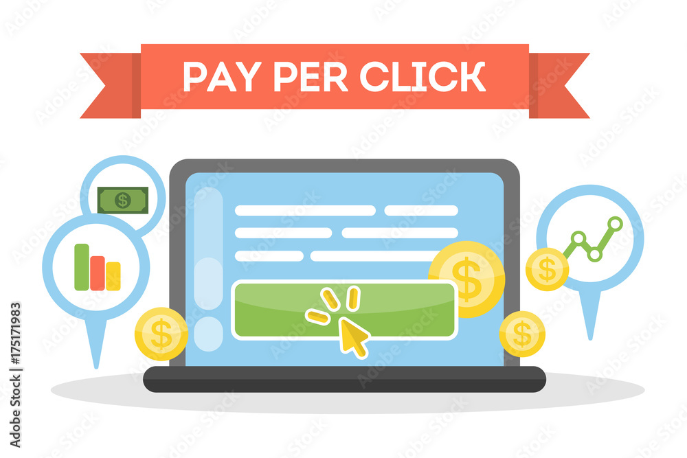 Pay per click. Pay per click.