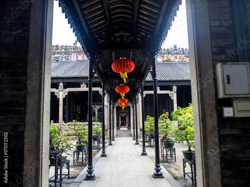 Billede på lærred chen-jia-ci, ancestral hall of Chen clan academy, CIRCA August 2017, Guangzhou,
