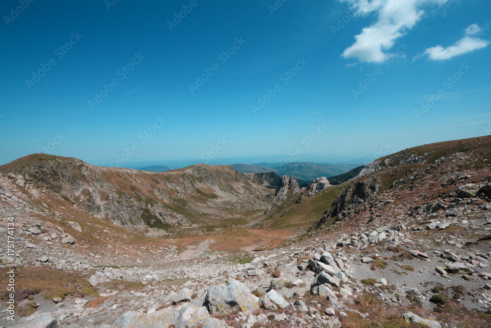  landscape in Pyrenees orientales. South of France