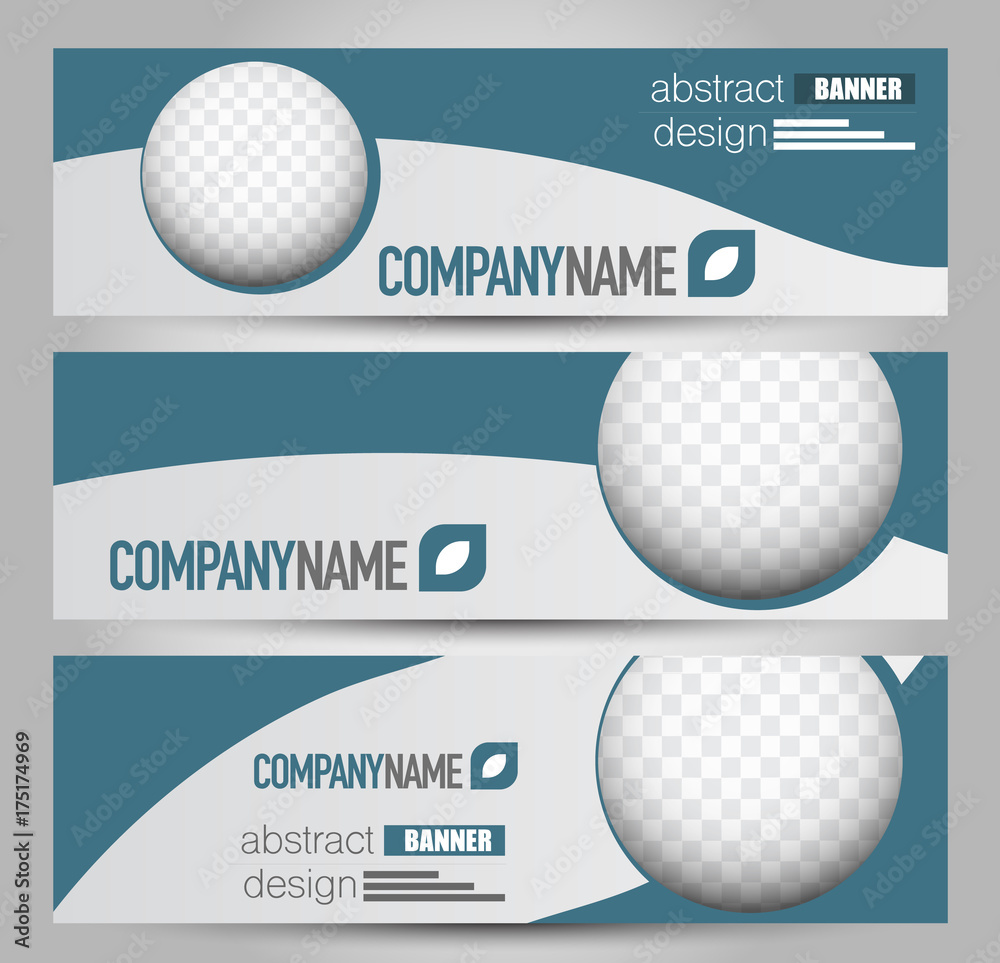 Banner template. Abstract background for design, business, education, advertisement. Blue color. Vector illustration. Banner template. Abstract background for design, business, education, advertisement. Blue color. Vector illustration.