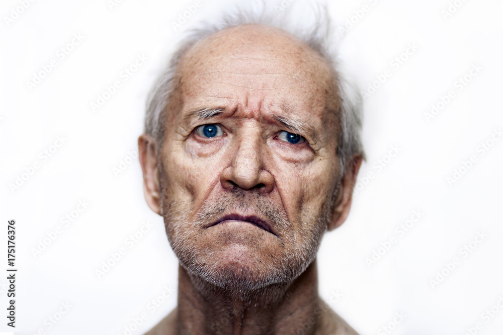the sad old man with blue eyes the sad old man with blue eyes