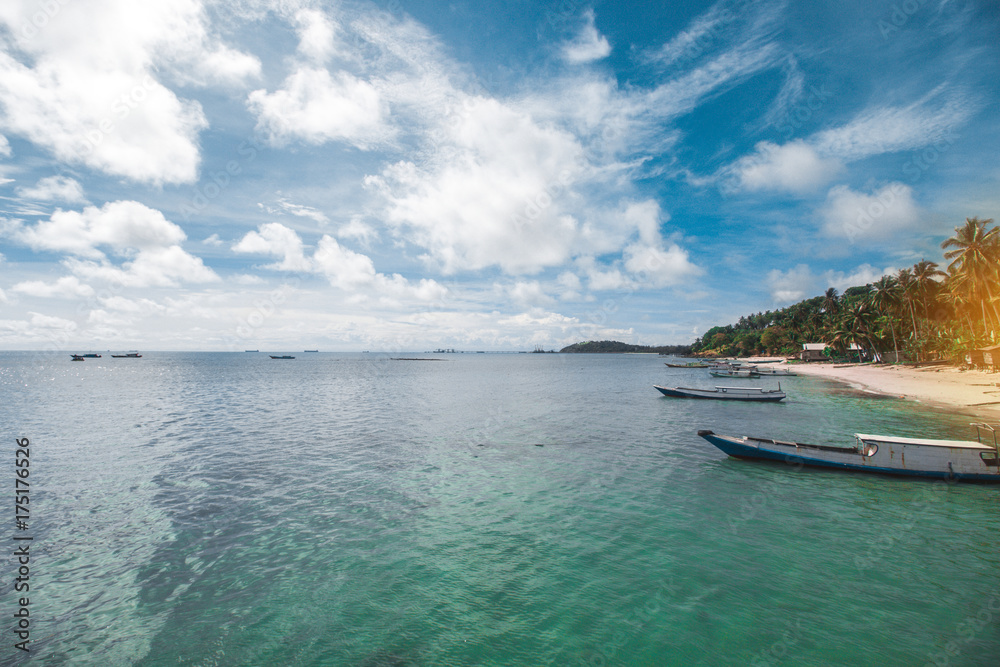 Beautiful Tropical Sea and Beach 