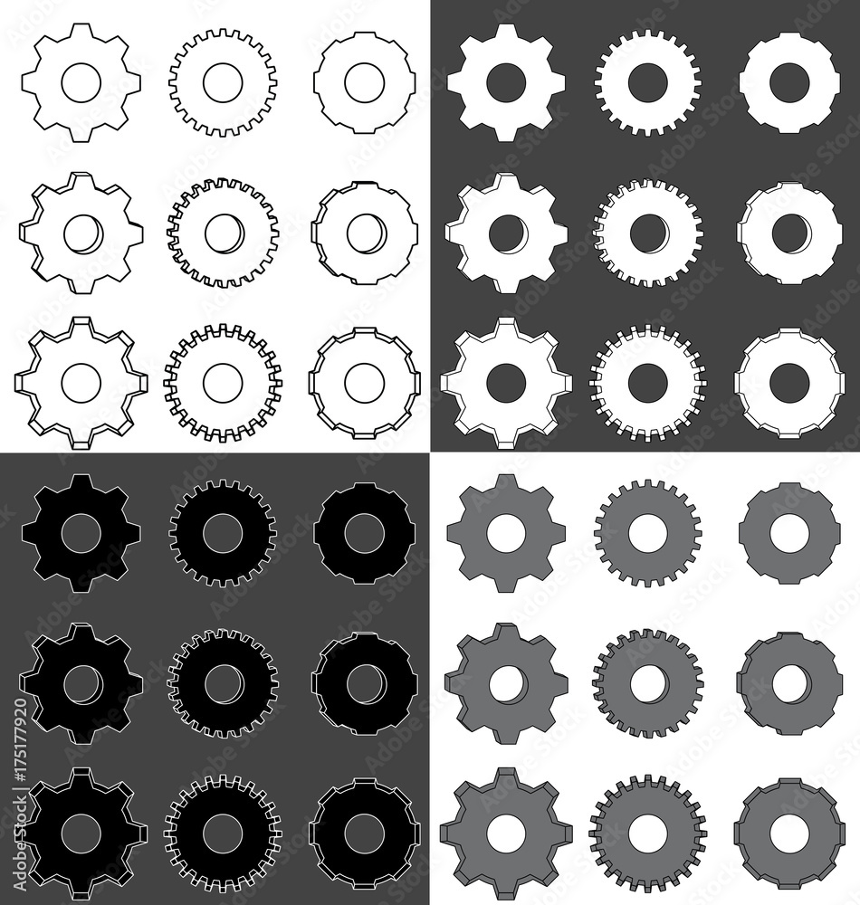 Industrial gear set Industrial gear set