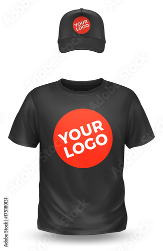 T-shirt et casquette vectoriels 2