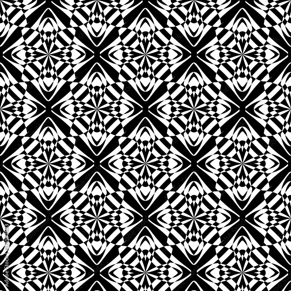 Wallpaper baroque, damask. White and black floral pattern. Vintage ornament. background for wallpaper, printing on the packaging paper, textiles, tile.