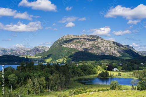 Summer landscape of Norway