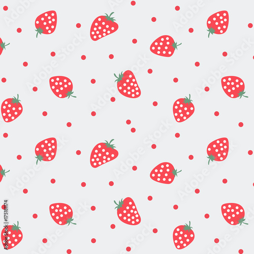 Japanese strawberry pattern