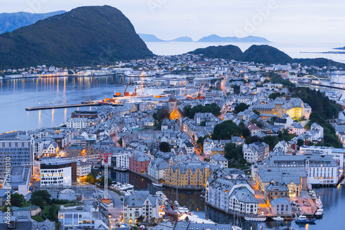 Alesund - the tourist city of Norway