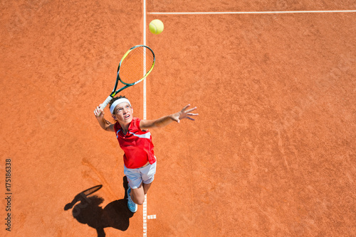 Quadro su tela Tennis service
